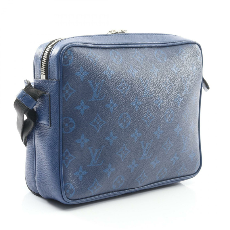 路易威登戶外斜背包 PM M30242 Taigarama 藍色二手 LV-1