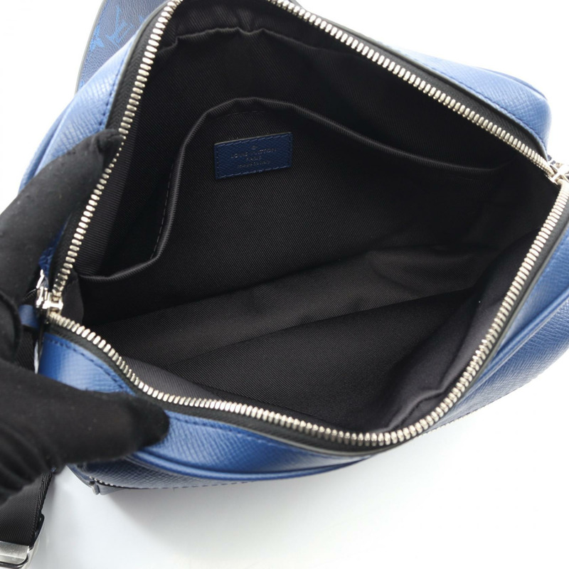 路易威登戶外斜背包 PM M30242 Taigarama 藍色二手 LV-2