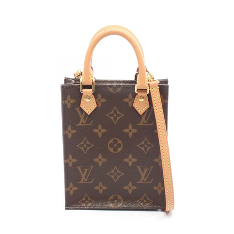 路易威登 Petit Sac Plat 單肩手提包 M69442 Monogram 帆布 二手女士