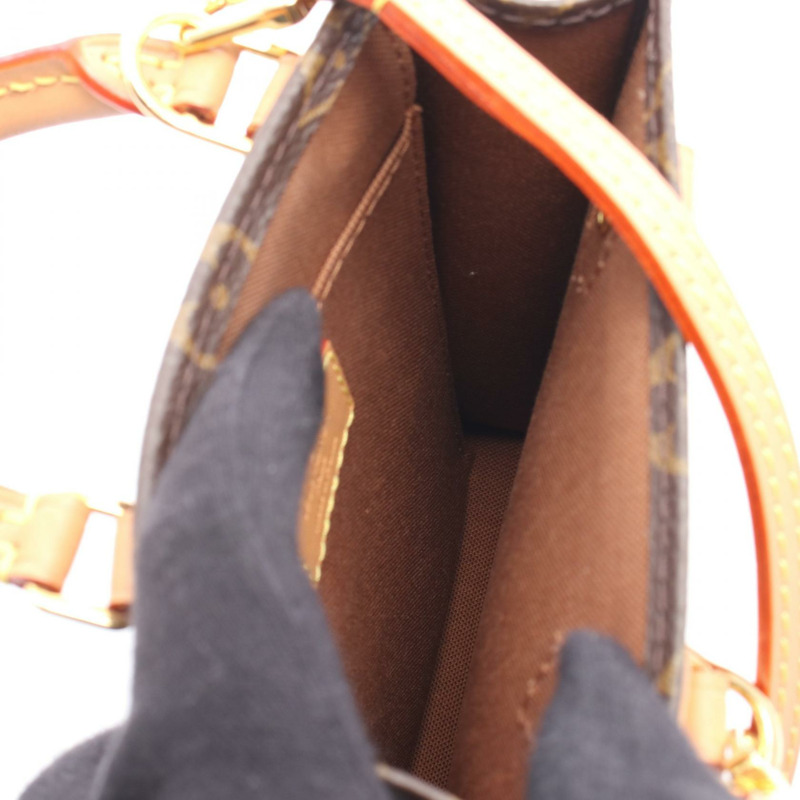 路易威登 Petit Sac Plat 單肩手提包 M69442 Monogram 帆布 二手女士-2