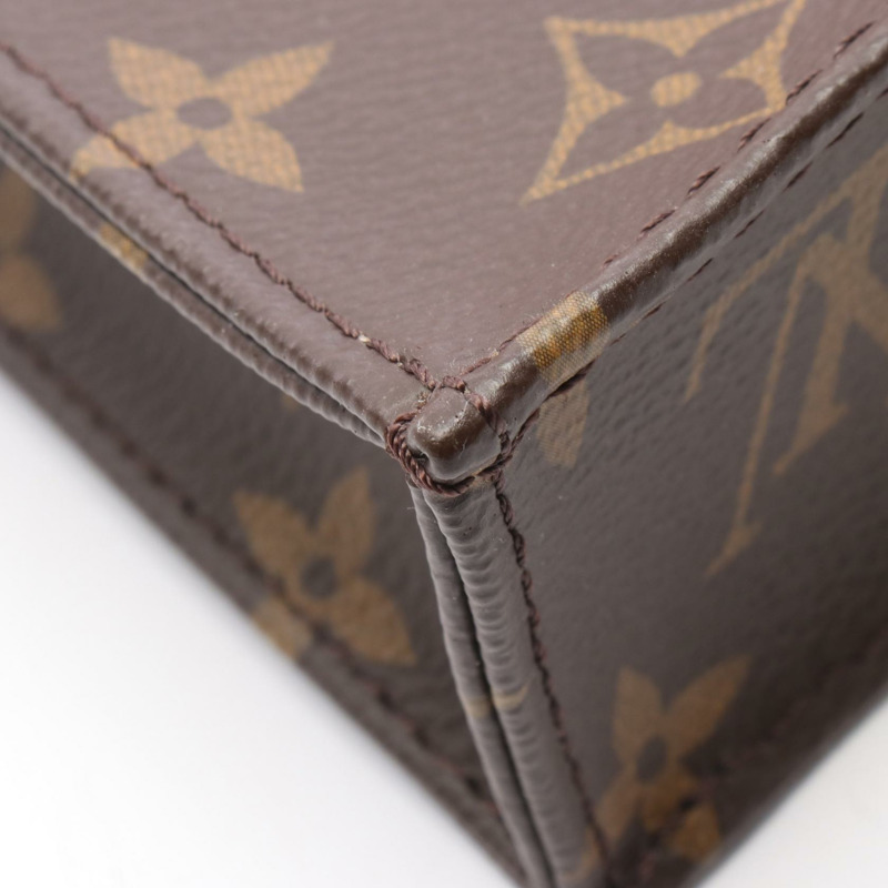 路易威登 Petit Sac Plat 單肩手提包 M69442 Monogram 帆布 二手女士-5