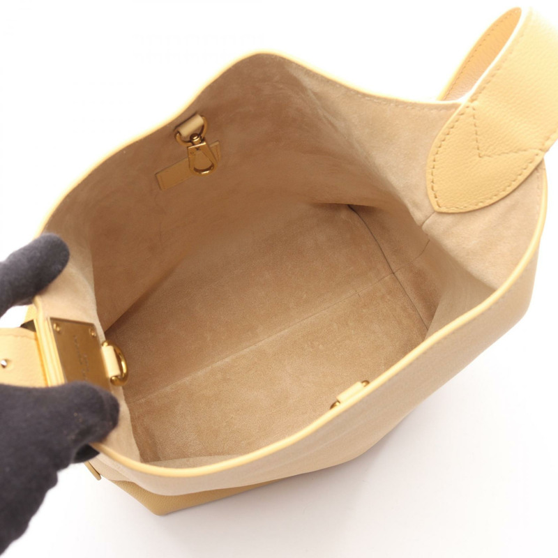 路易威登 Low key Hobo PM 單肩包 M25353 小牛皮 米色 二手 LV-2