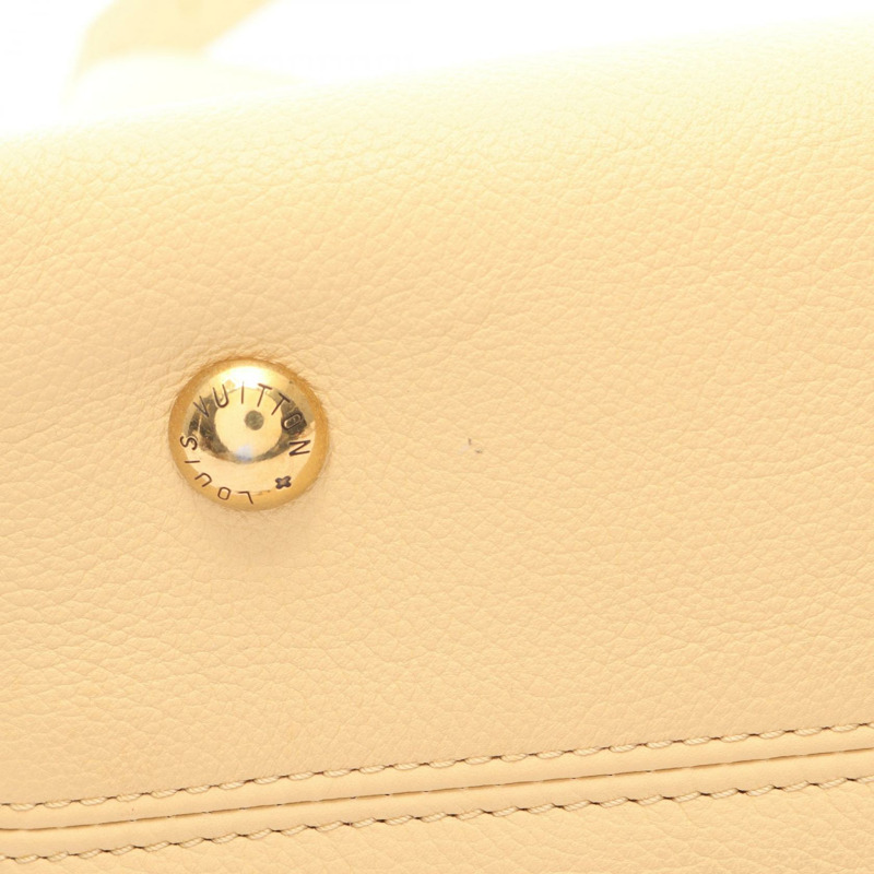 路易威登 Low key Hobo PM 單肩包 M25353 小牛皮 米色 二手 LV-4