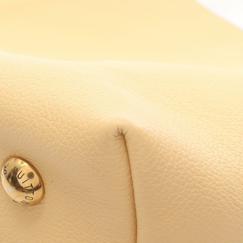 路易威登 Low key Hobo PM 單肩包 M25353 小牛皮 米色 二手 LV-7