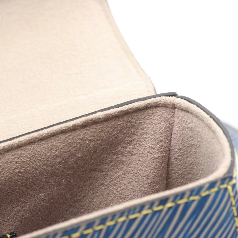 路易威登 Twist MM 鏈條單肩背包 M51065 Epi 皮革牛仔褲淺色二手-5