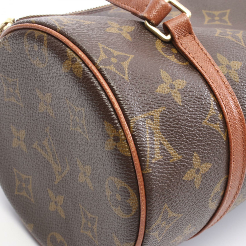 路易威登 Papillon 26 舊手提包 M51366 Monogram 帆布皮革二手-7
