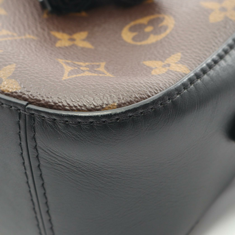 路易威登 Saintonge 單肩包 M43555 Monogram 帆布皮革 棕色 黑色-7
