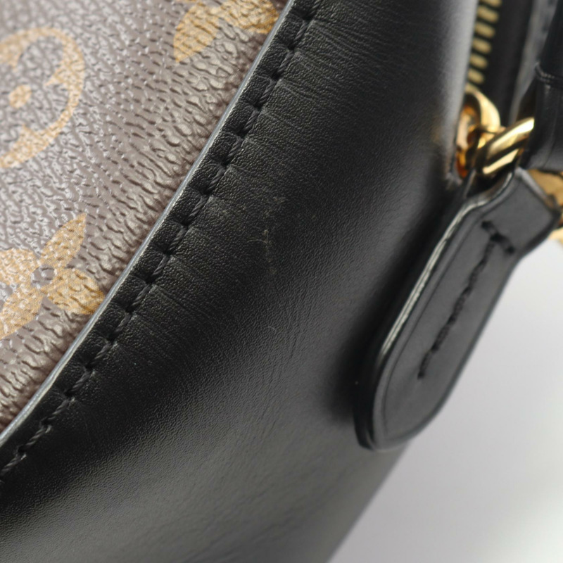 路易威登 Saintonge 單肩包 M43555 Monogram 帆布皮革 棕色 黑色-8