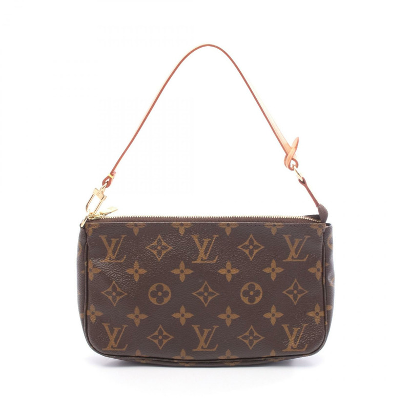路易威登 Pochette Accessoires 手提包 M51980 Monogram 帆布棕色二手 LV-0