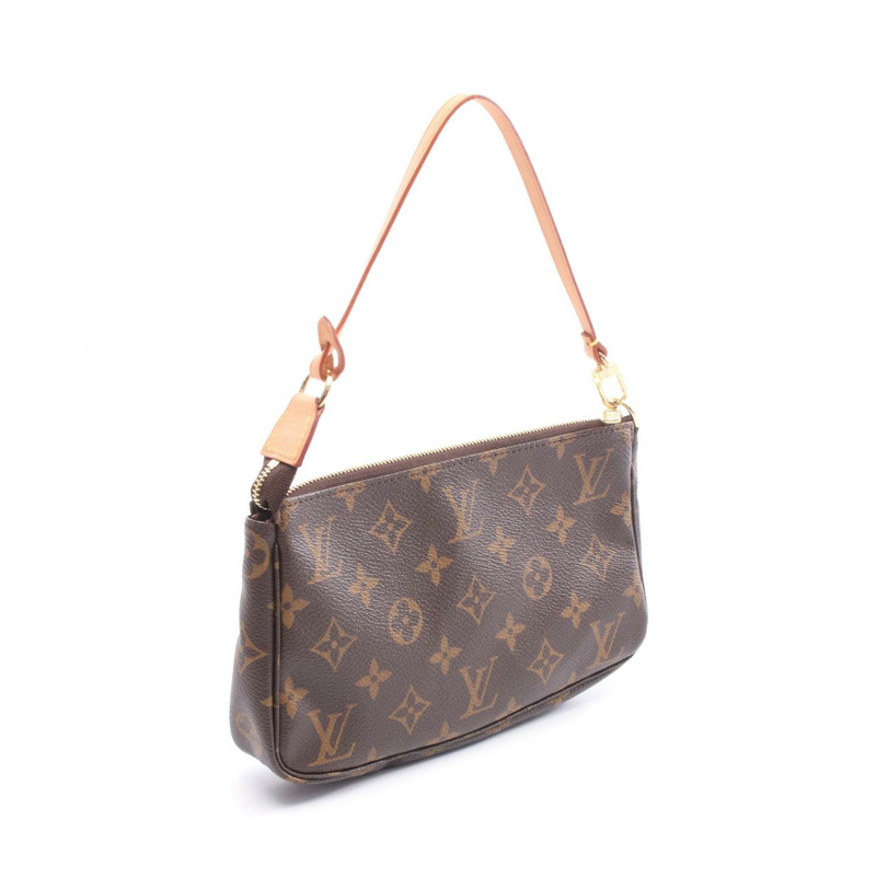 路易威登 Pochette Accessoires 手提包 M51980 Monogram 帆布棕色二手 LV-1