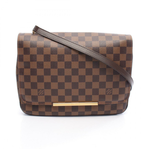 路易威登 Hoxton GM 單肩包 N41253 Damier 帆布 Ebene 皮革 二手 LV