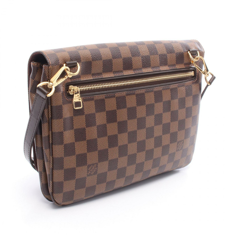 路易威登 Hoxton GM 單肩包 N41253 Damier 帆布 Ebene 皮革 二手 LV-1