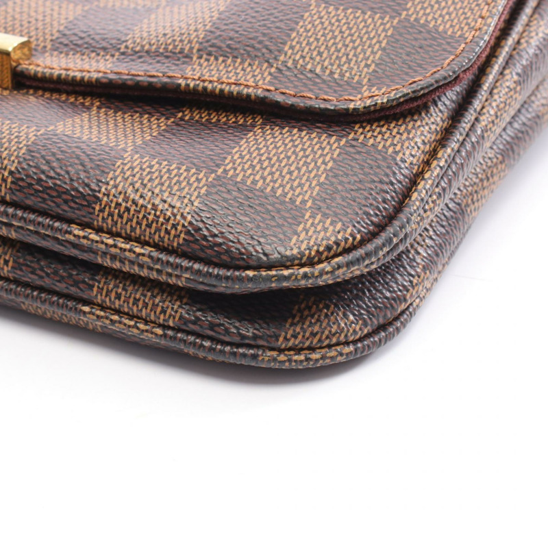 路易威登 Hoxton GM 單肩包 N41253 Damier 帆布 Ebene 皮革 二手 LV-5