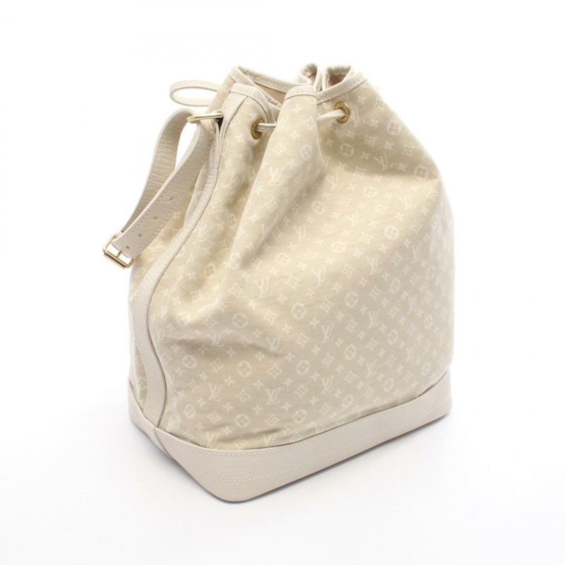 路易威登 Noe 肩背包 M95315 Monogram 迷你 Lin 帆布皮革 米色 二手-1