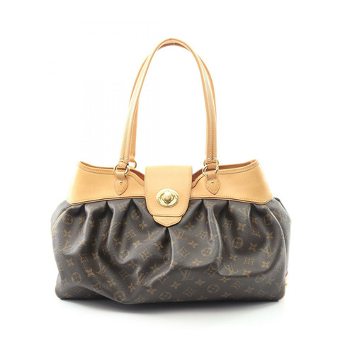 路易威登 Boeshi MM Monogram 單背包 M45714 帆布皮革棕色二手