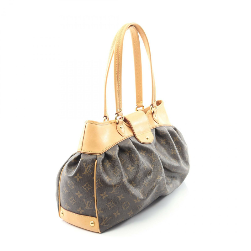 路易威登 Boeshi MM Monogram 單背包 M45714 帆布皮革棕色二手-1