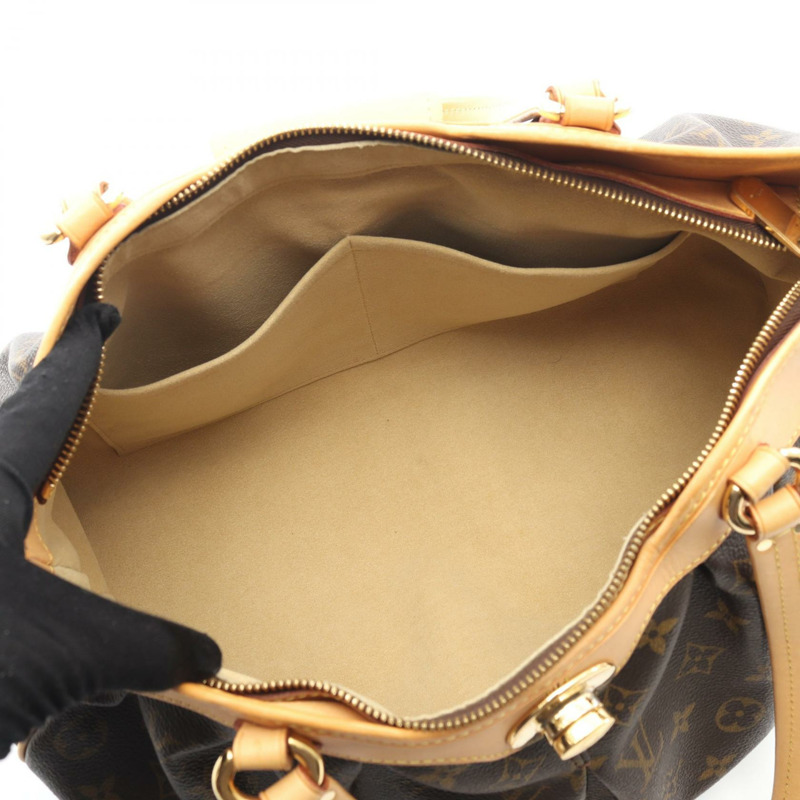 路易威登 Boeshi MM Monogram 單背包 M45714 帆布皮革棕色二手-2