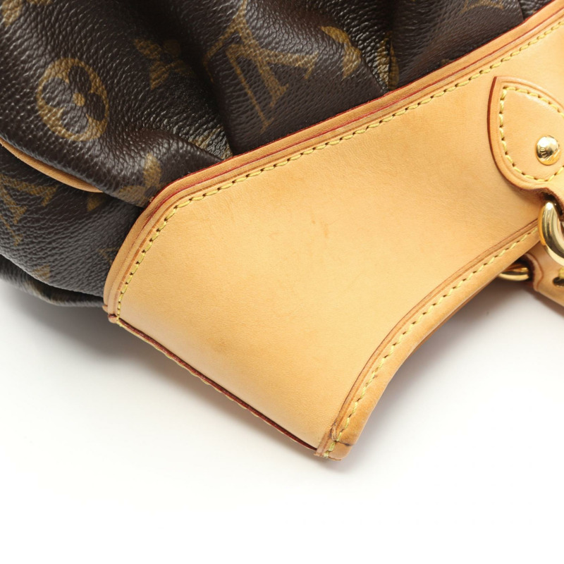 路易威登 Boeshi MM Monogram 單背包 M45714 帆布皮革棕色二手-5