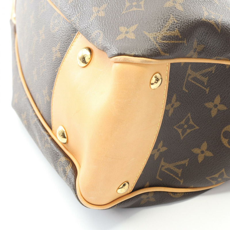 路易威登 Boeshi MM Monogram 單背包 M45714 帆布皮革棕色二手-6