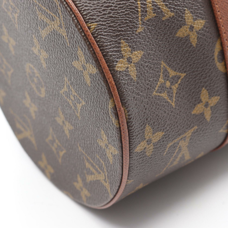 路易威登 Papillon 30 舊式單肩背包 M51365 Monogram 皮革 棕色 LV-6