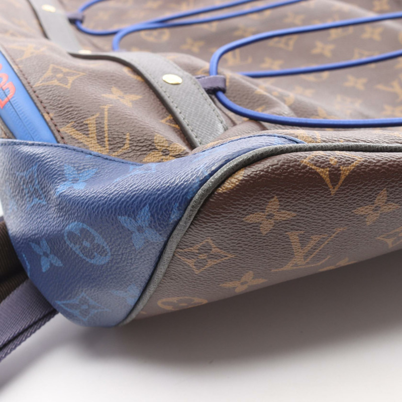 路易威登 Pacific 雙肩包 M43834 Monogram 帆布皮革 二手 LV-9