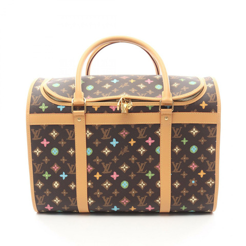路易威登 Sac Chien NM 手提包，單肩背包，M47066，Monogram Craggy 棕色皮革