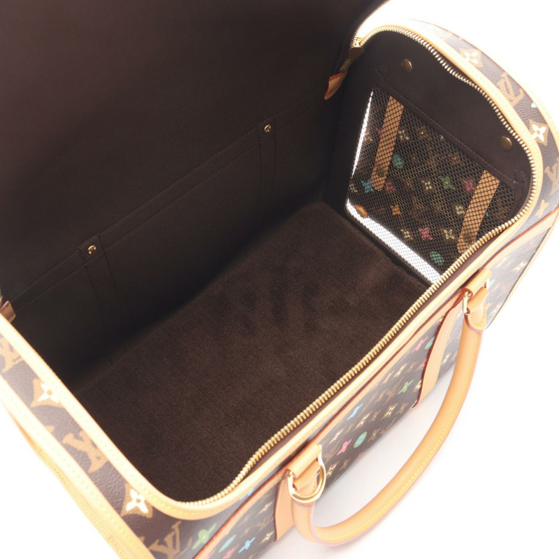 路易威登 Sac Chien NM 手提包，單肩背包，M47066，Monogram Craggy 棕色皮革-2