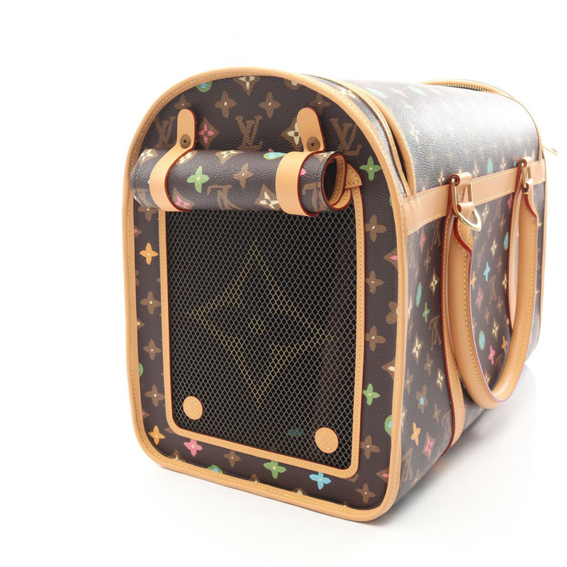 路易威登 Sac Chien NM 手提包，單肩背包，M47066，Monogram Craggy 棕色皮革-5