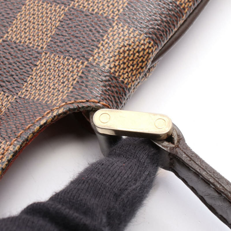 LOUIS VUITTON Musette Salsa 長單肩包 N51300 Damier 帆布 Ebene 二手 LV-6
