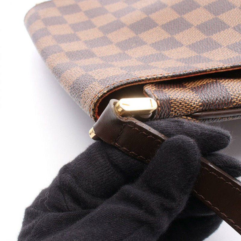 LOUIS VUITTON Musette Salsa 長單肩包 N51300 Damier 帆布 Ebene 二手 LV-8