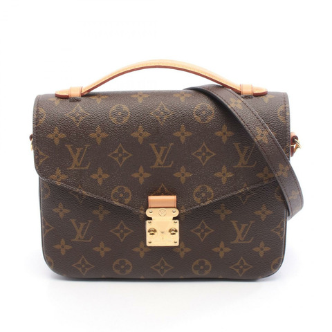路易威登 Pochette Metis MM 斜背包 M44875 Monogram 棕色皮革