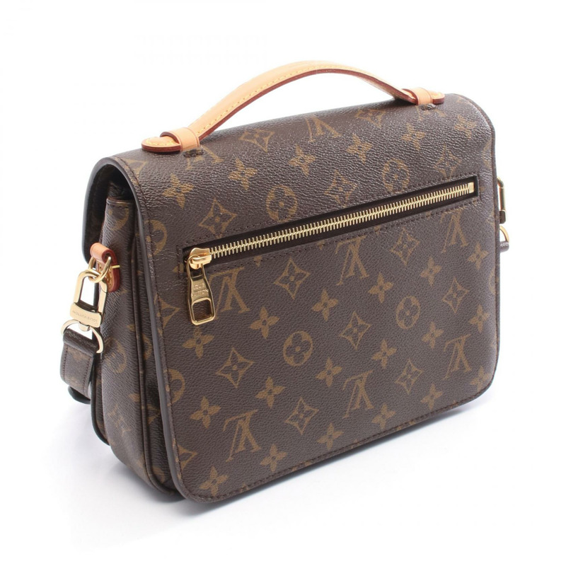 路易威登 Pochette Metis MM 斜背包 M44875 Monogram 棕色皮革-1
