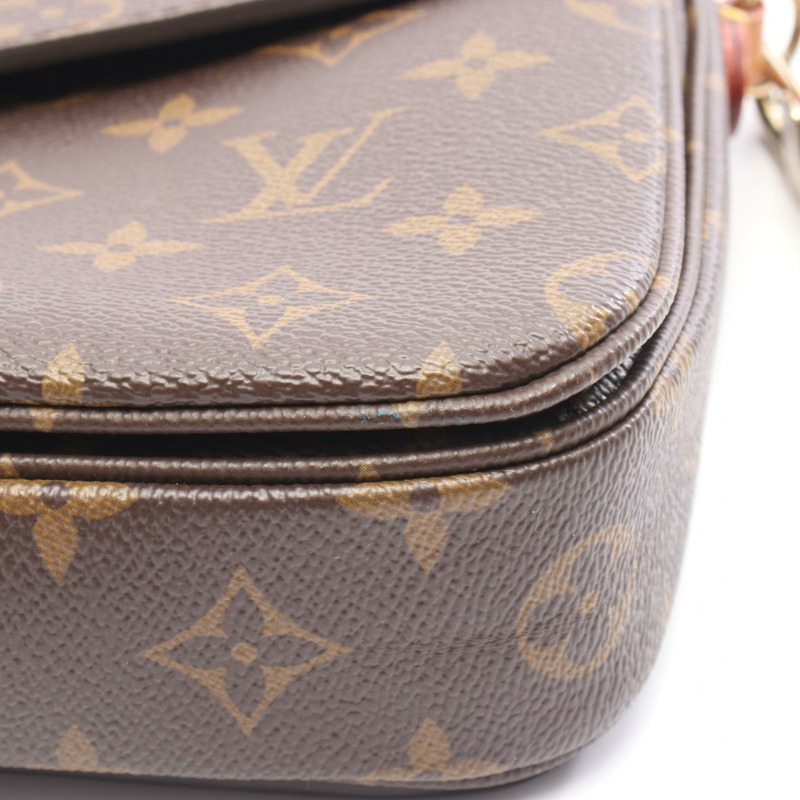 路易威登 Pochette Metis MM 斜背包 M44875 Monogram 棕色皮革-4