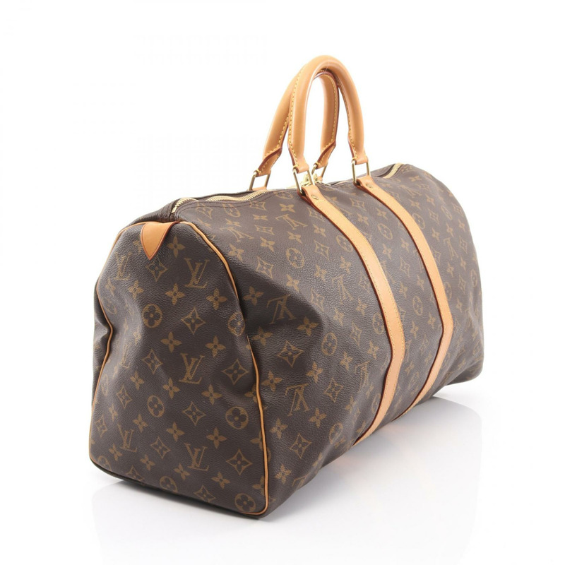 路易威登 Keepall 45 手提旅行包 M41428 Monogram 皮革 棕色 二手 LV-1