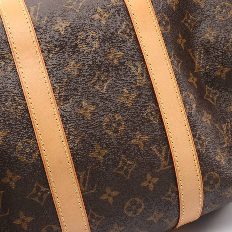 路易威登 Keepall 45 手提旅行包 M41428 Monogram 皮革 棕色 二手 LV-6