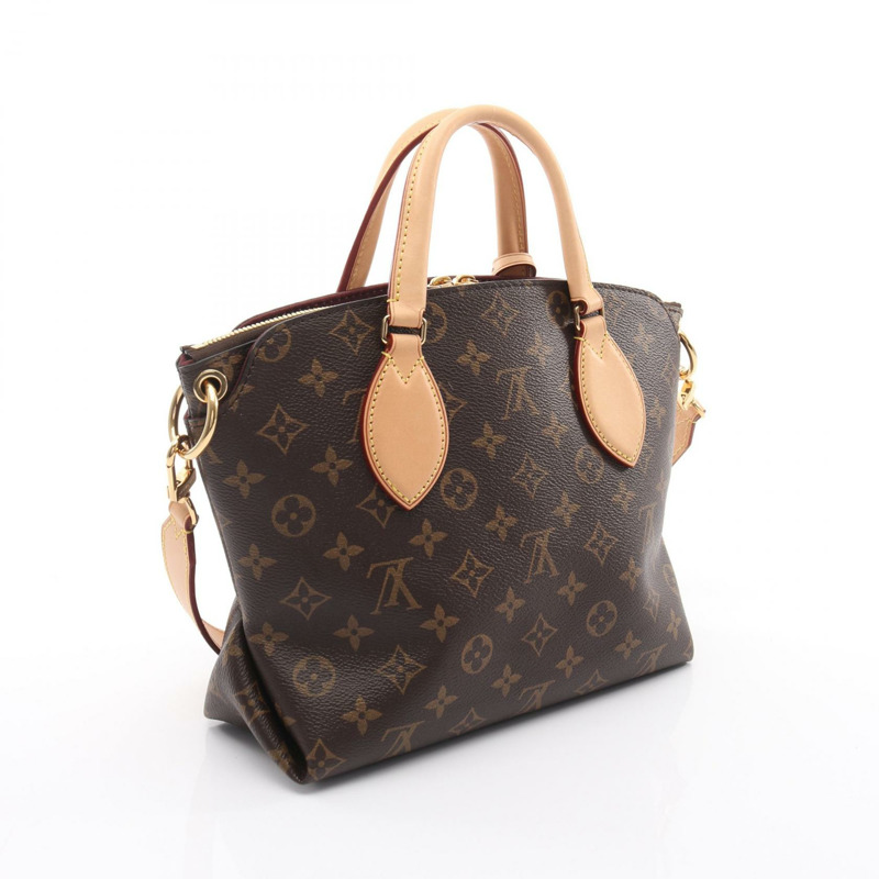 路易威登 (LOUIS VUITTON) 花朵拉鍊肩背手提包 PM M44359 Monogram 帆布 二手 LV-1
