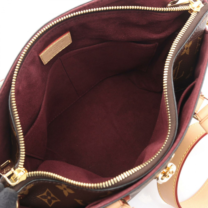 路易威登 (LOUIS VUITTON) 花朵拉鍊肩背手提包 PM M44359 Monogram 帆布 二手 LV-2