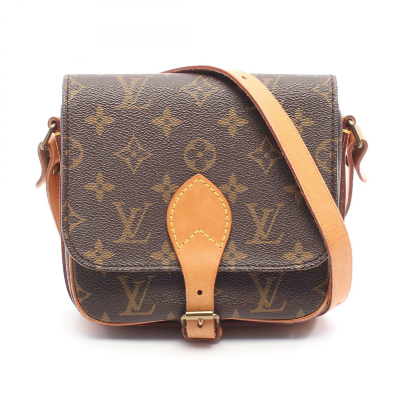 路易威登 Cartouchiere PM 單肩斜背包 M51254 Monogram 皮革 LV-0