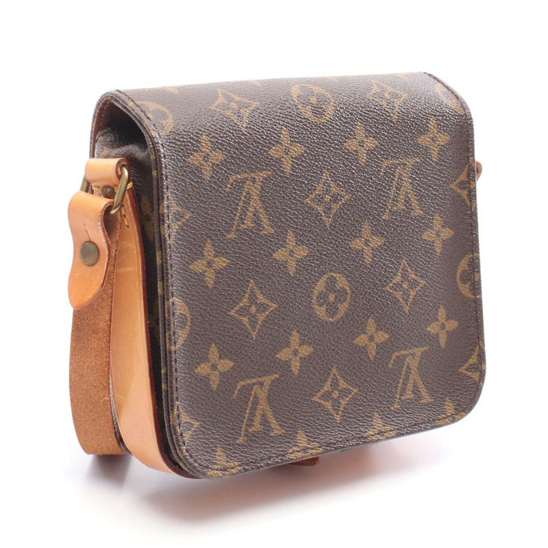 路易威登 Cartouchiere PM 單肩斜背包 M51254 Monogram 皮革 LV-1