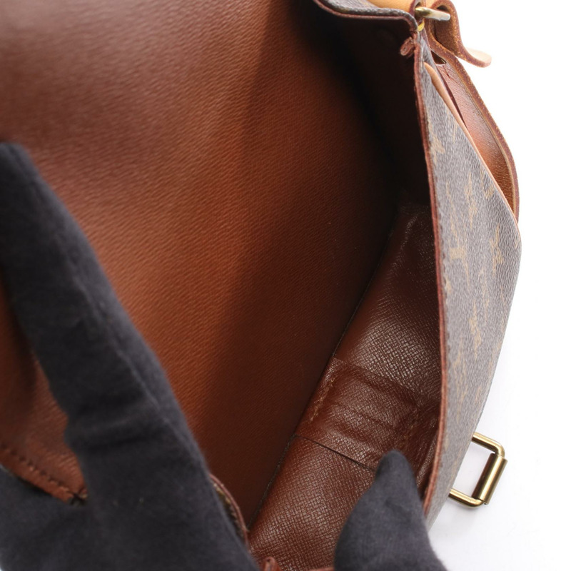 路易威登 Cartouchiere PM 單肩斜背包 M51254 Monogram 皮革 LV-2