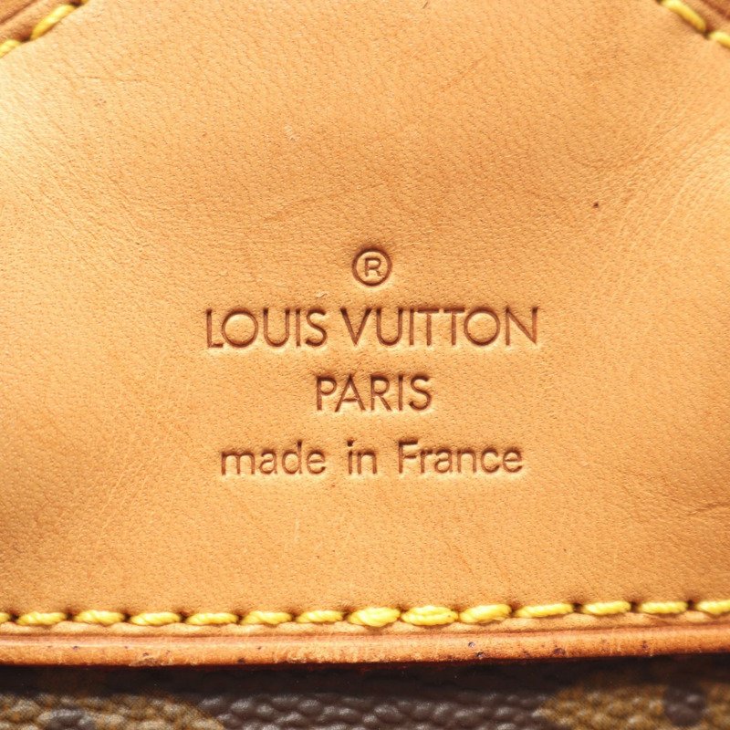 路易威登 Montsouris MM 雙肩包 M51136 Monogram 帆布 棕色 二手-3