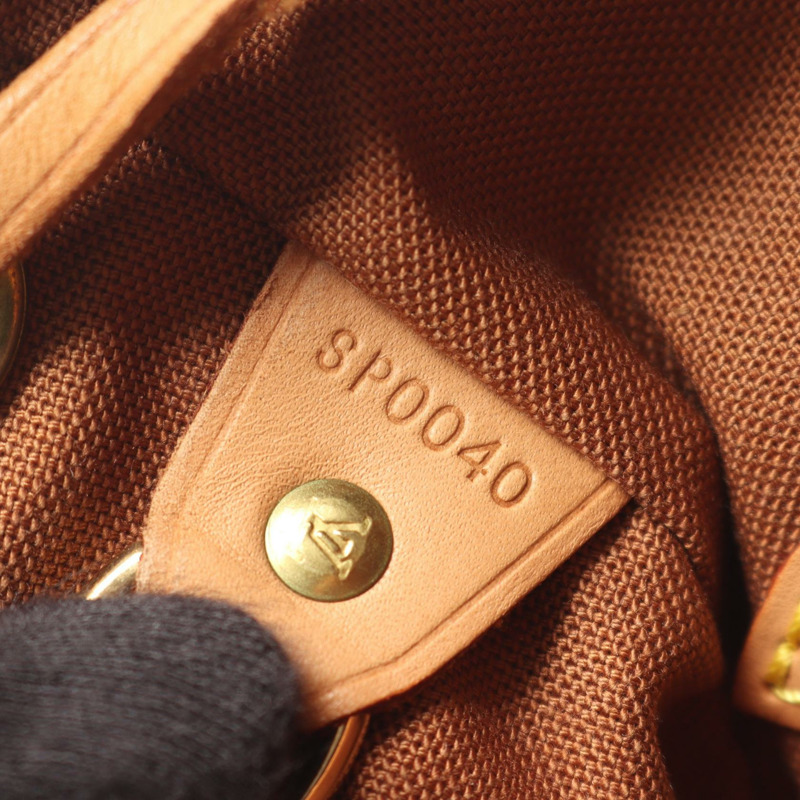 路易威登 Montsouris MM 雙肩包 M51136 Monogram 帆布 棕色 二手-4