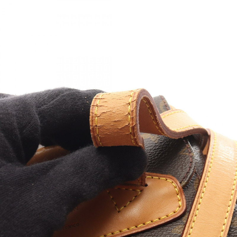 路易威登 Montsouris MM 雙肩包 M51136 Monogram 帆布 棕色 二手-13