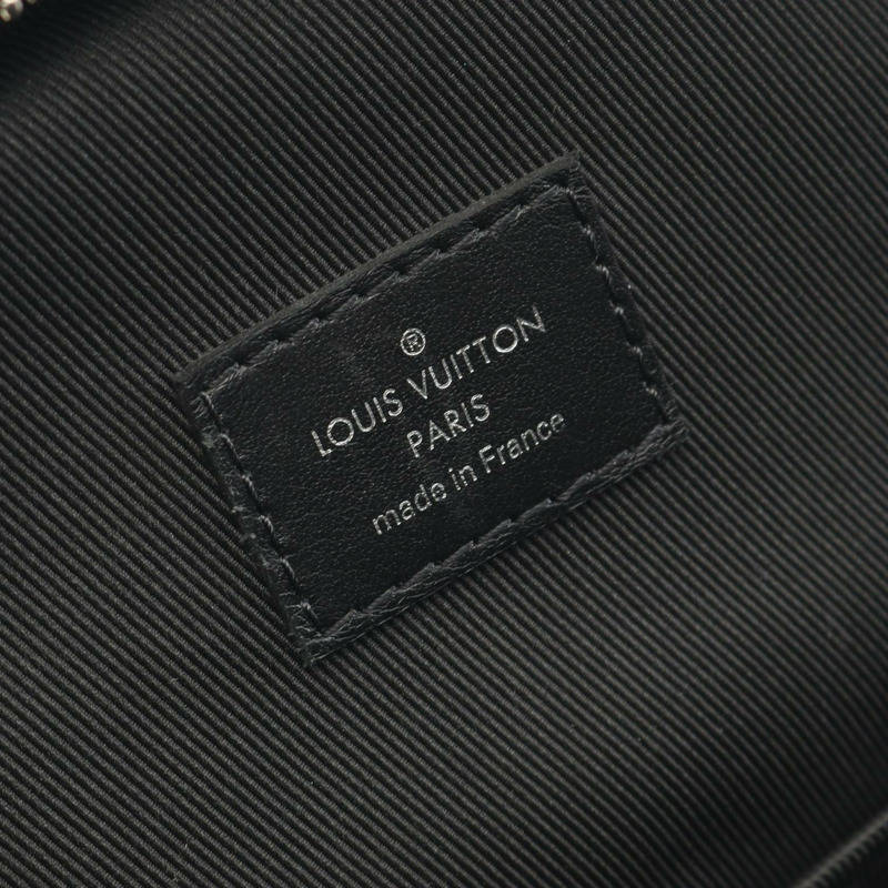 路易威登 Avenue 斜背腰包 N45302 Damier Graphite 帆布 黑色 二手 LV-3