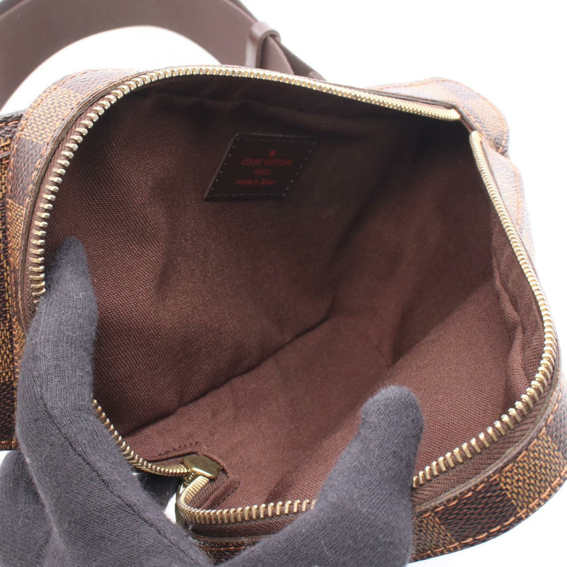路易威登 Geronimos 腰包 N51994 Damier 帆布 棕色 Ebene 二手男女通用-2