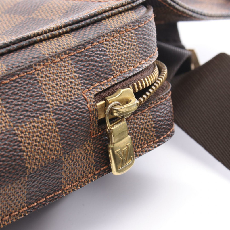 路易威登 Geronimos 腰包 N51994 Damier 帆布 棕色 Ebene 二手男女通用-6