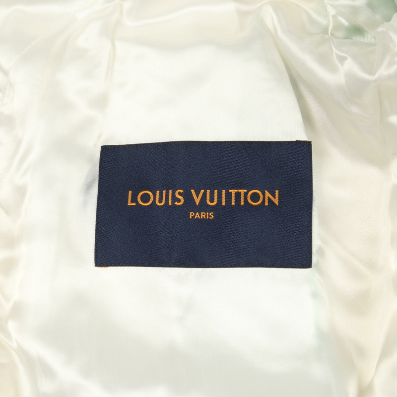 路易威登 Rainbow Playground 棒球夾克 #46 羊毛皮革 二手 LV-2