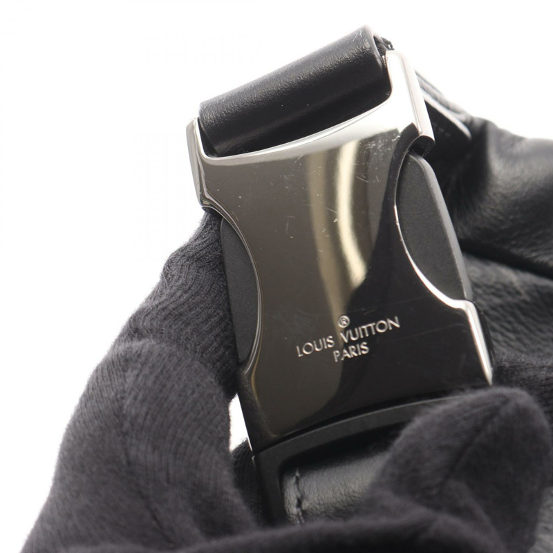 路易威登 Discovery 腰包 M44336 Monogram Eclipse 帆布 黑色 二手-6