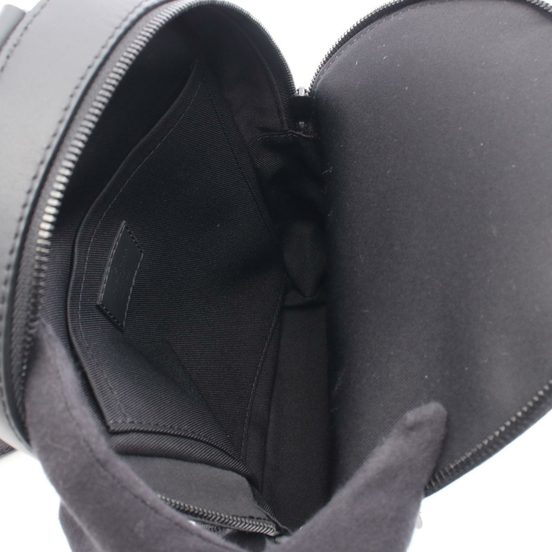 路易威登 (LOUIS VUITTON) 飛行員系列腰包斜背包 M23736 黑色真皮二手男士 LV-2