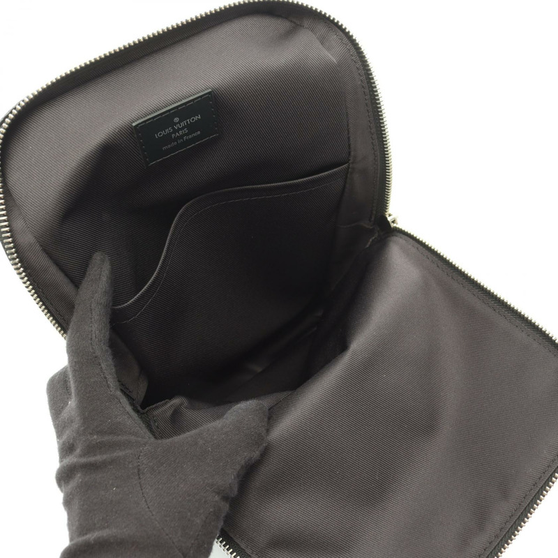 路易威登 Avenue 斜背腰包 N41719 Damier 石墨色皮革 黑色-2